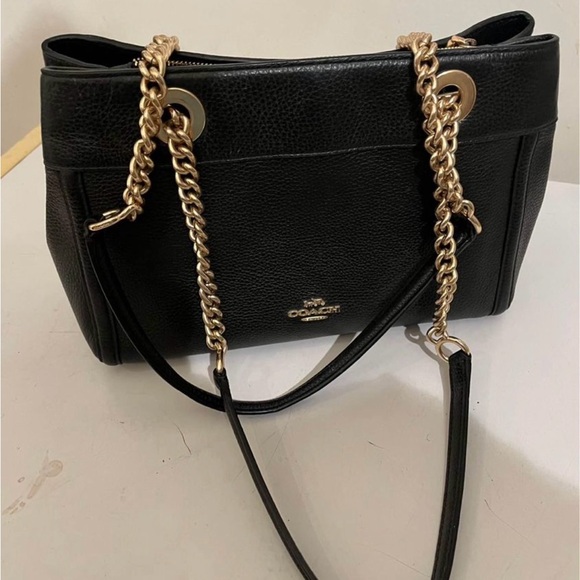 Coach authentic leather purse with straps. - Picture 3 of 7